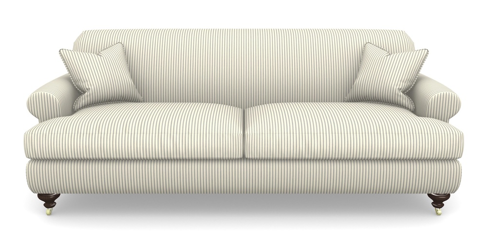 Product photograph of Hampton 4 Seater Sofa In Cotton Stripe - Airforce from Sofas and Stuff Limited