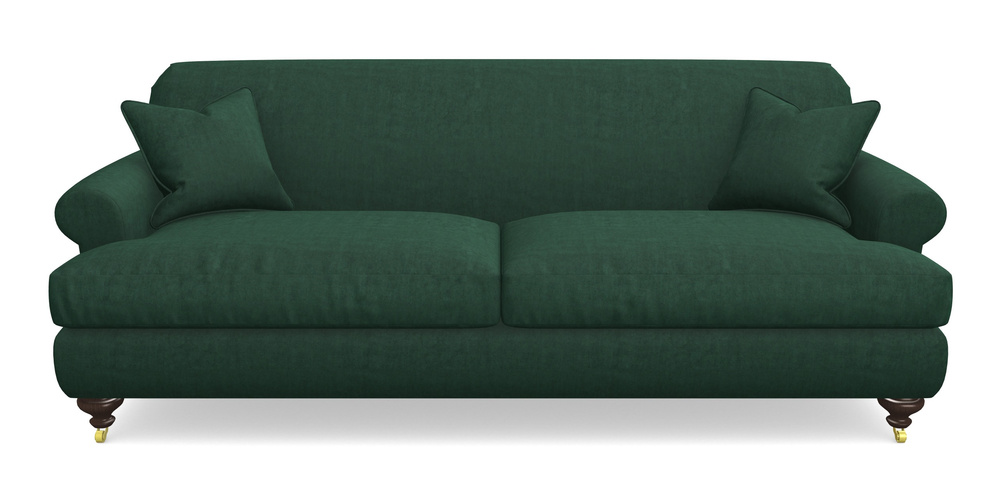 Product photograph of Hampton 4 Seater Sofa In Clever Tough And Eco Velvet - Pine from Sofas and Stuff Limited