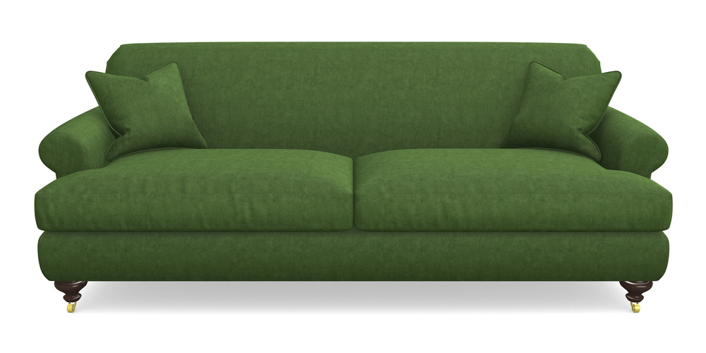 Product photograph of Hampton 4 Seater Sofa In Clever Tough And Eco Velvet - Shamrock from Sofas and Stuff Limited