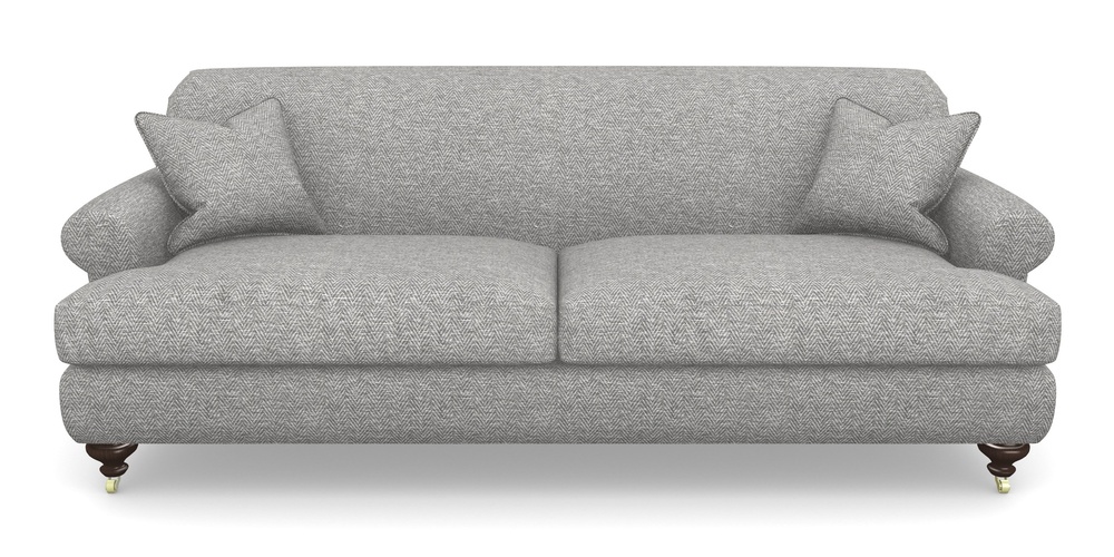 Product photograph of Hampton 4 Seater Sofa In Dundee Herringbone - Marble from Sofas and Stuff Limited