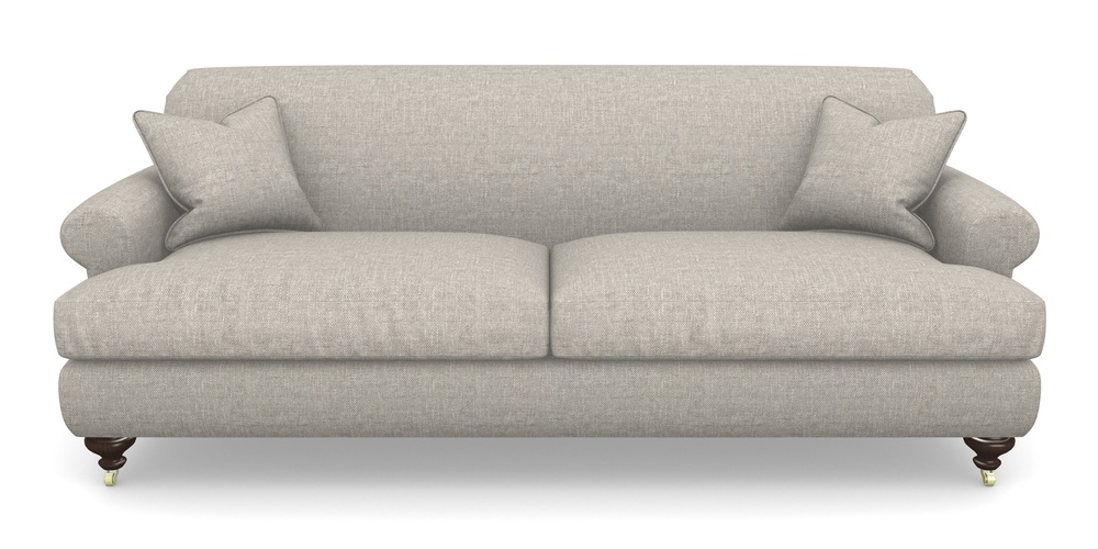 Product photograph of Hampton 4 Seater Sofa In Easy Clean Plain - Dove from Sofas and Stuff Limited