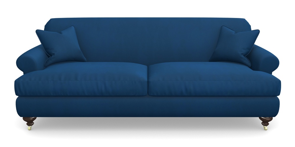 Product photograph of Hampton 4 Seater Sofa In House Clever Velvet - Royal from Sofas and Stuff Limited