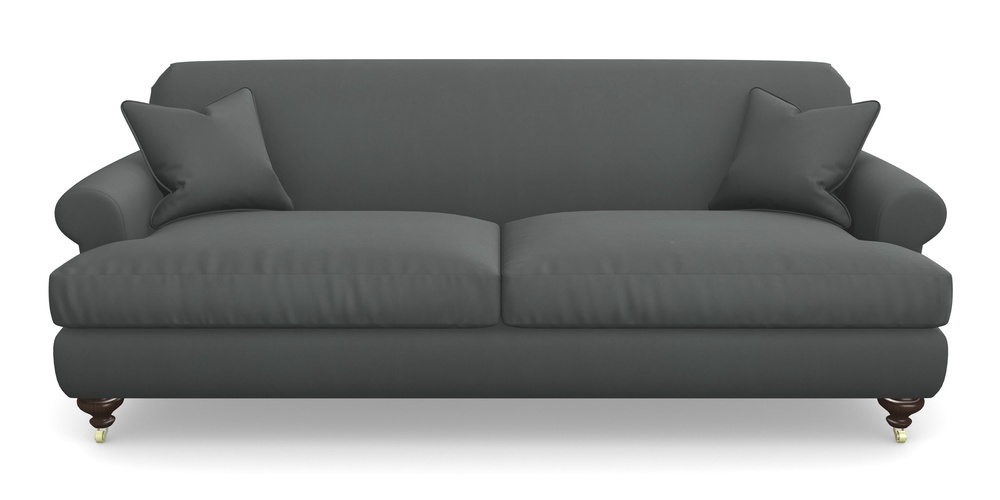 Product photograph of Hampton 4 Seater Sofa In House Clever Velvet - Slate from Sofas and Stuff Limited