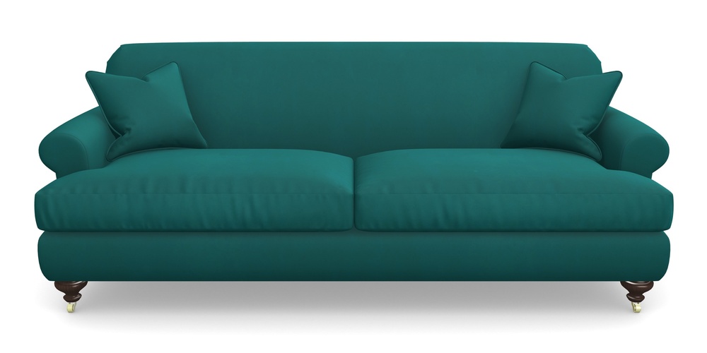 Product photograph of Hampton 4 Seater Sofa In House Clever Velvet - Teal from Sofas and Stuff Limited