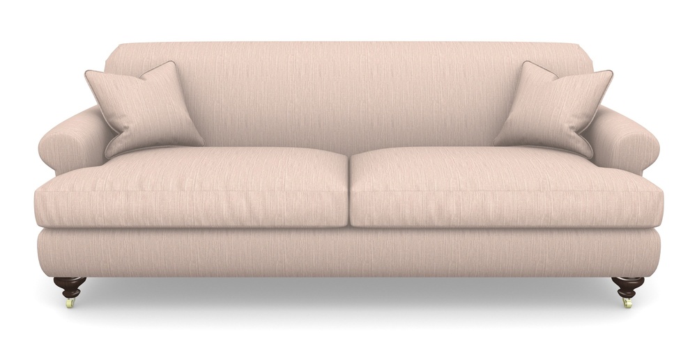 Product photograph of Hampton 4 Seater Sofa In Herringbone - Rose from Sofas and Stuff Limited