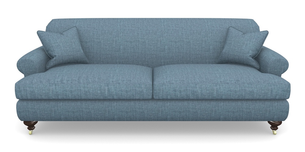 Product photograph of Hampton 4 Seater Sofa In House Plain - Cobalt from Sofas and Stuff Limited
