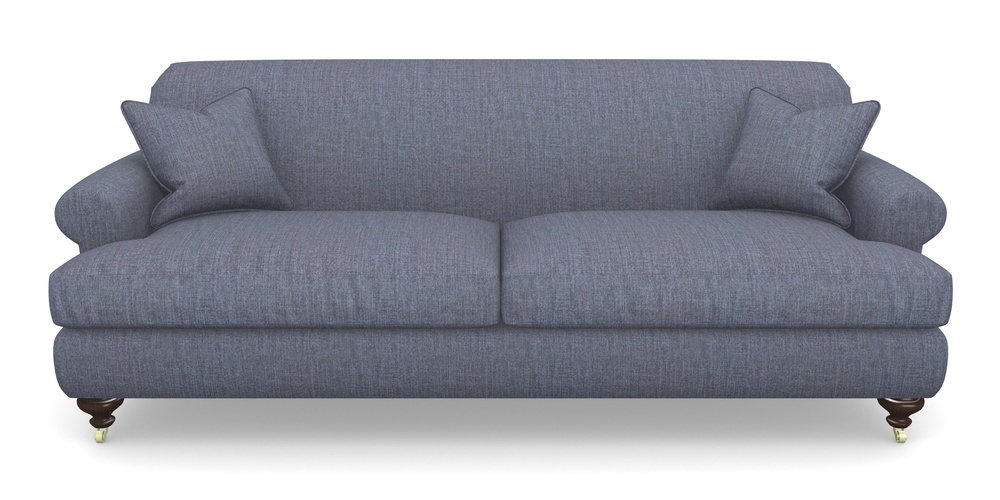 Product photograph of Hampton 4 Seater Sofa In House Plain - Denim from Sofas and Stuff Limited