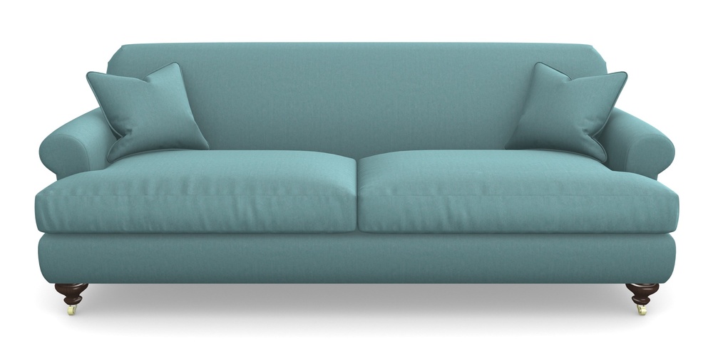 Product photograph of Hampton 4 Seater Sofa In House Velvet - Wedgewood from Sofas and Stuff Limited