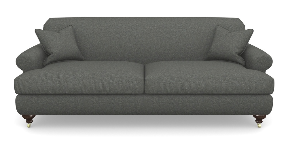 Product photograph of Hampton 4 Seater Sofa In Soft Wool - Armour from Sofas and Stuff Limited