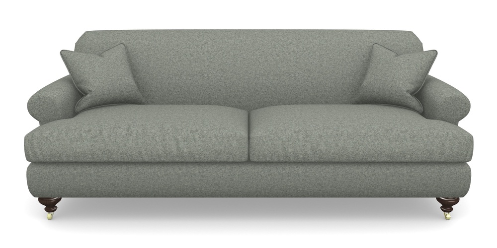Product photograph of Hampton 4 Seater Sofa In Soft Wool - Wolf from Sofas and Stuff Limited