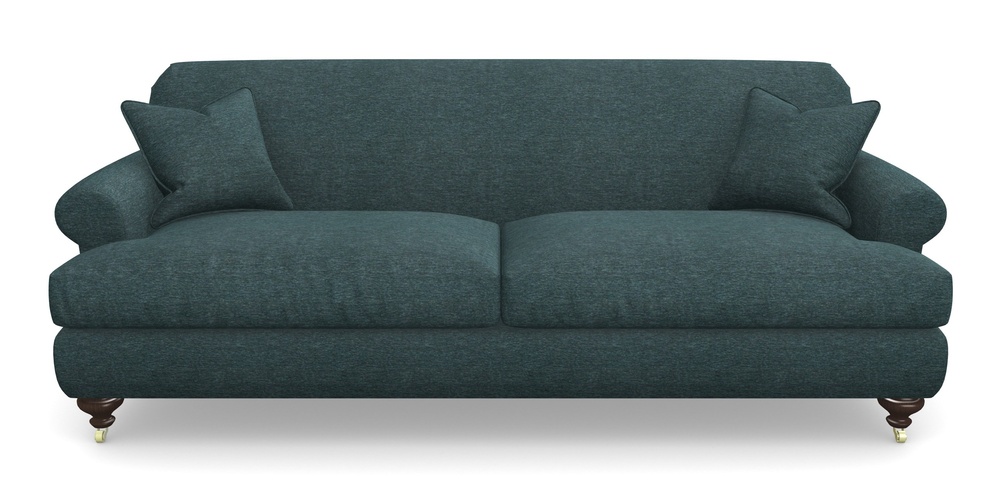Product photograph of Hampton 4 Seater Sofa In Textured Velvet - Atlantic from Sofas and Stuff Limited