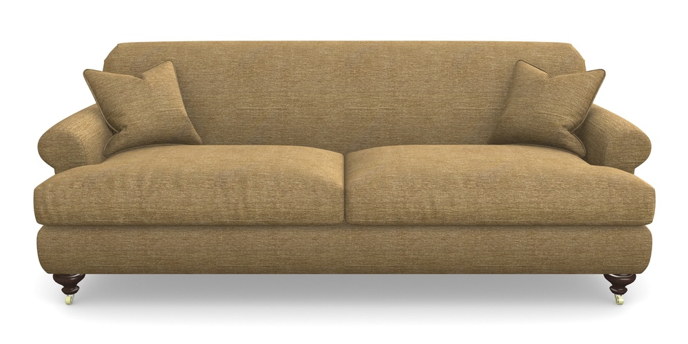 Product photograph of Hampton 4 Seater Sofa In Textured Velvet - Balsa from Sofas and Stuff Limited