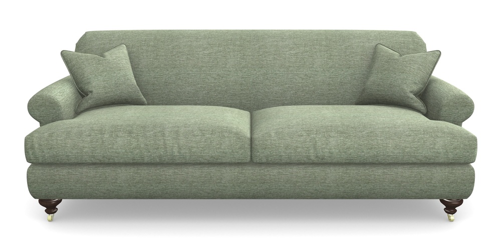 Product photograph of Hampton 4 Seater Sofa In Textured Velvet - Seagrass from Sofas and Stuff Limited