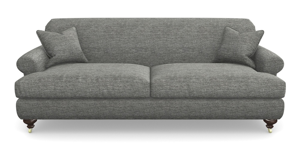 Product photograph of Hampton 4 Seater Sofa In Textured Velvet - Slate from Sofas and Stuff Limited
