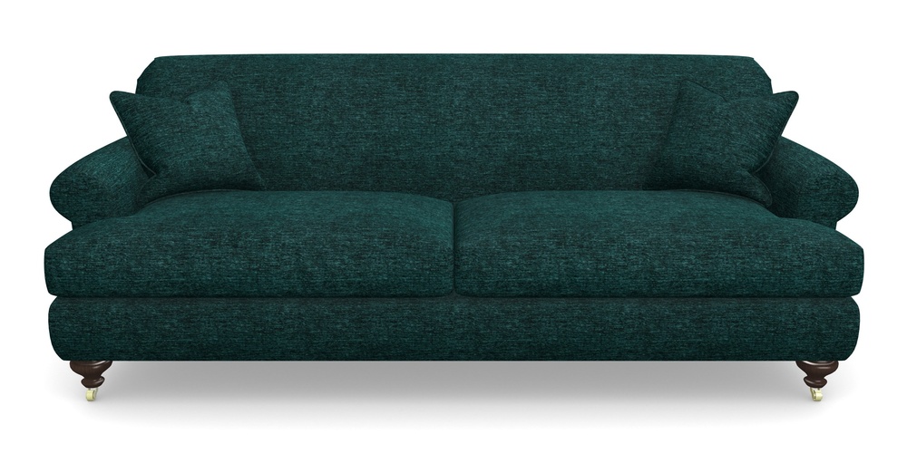 Product photograph of Hampton 4 Seater Sofa In Textured Velvet - Viridian from Sofas and Stuff Limited