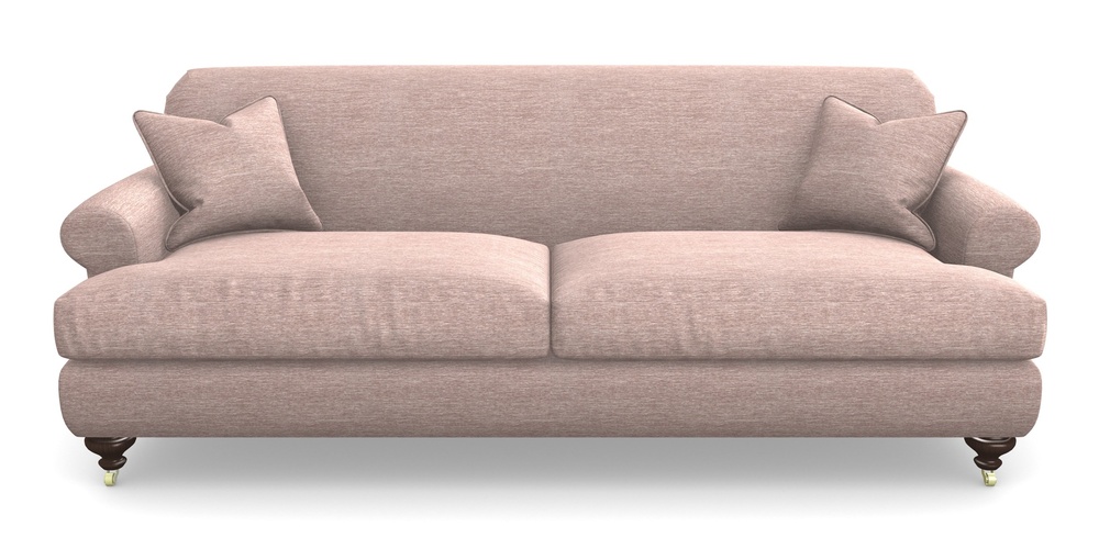 Product photograph of Hampton 4 Seater Sofa In Textured Velvet - Wisteria from Sofas and Stuff Limited