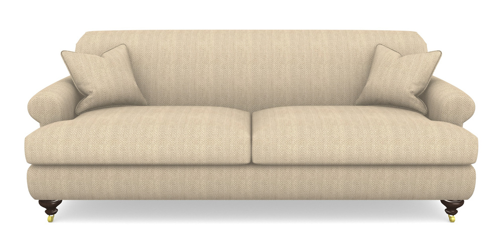 Product photograph of Hampton 4 Seater Sofa In Cloth 22 Weaves - White Sands Linen - Chalk from Sofas and Stuff Limited