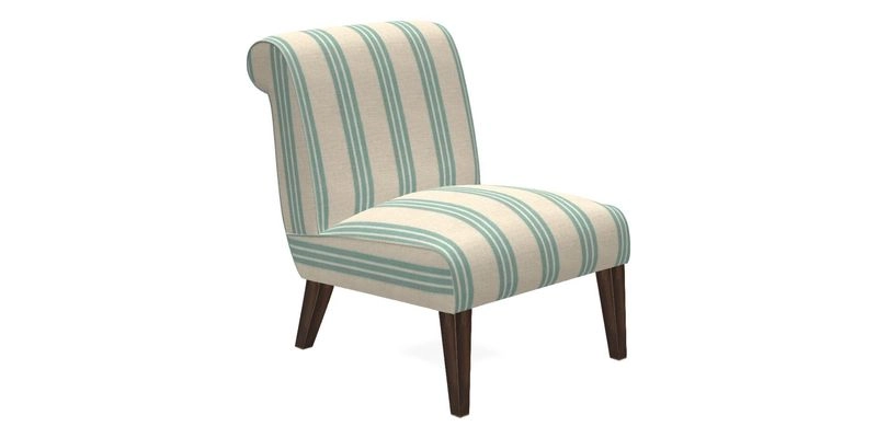 Harwood Chair in William Morris Willow Boughs Cream Pale Green