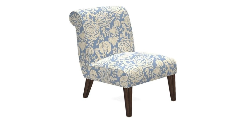Harwood Chair in William Morris Willow Boughs Cream Pale Green