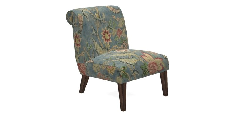 Harwood Chair in William Morris Willow Boughs Cream Pale Green