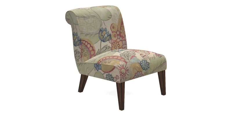 Harwood Chair in William Morris Willow Boughs Cream Pale Green