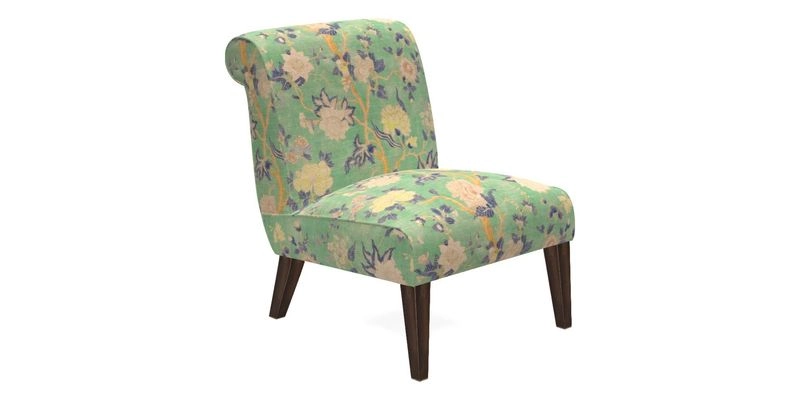 Harwood Chair in William Morris Willow Boughs Cream Pale Green