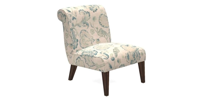 Harwood Chair in William Morris Willow Boughs Cream Pale Green