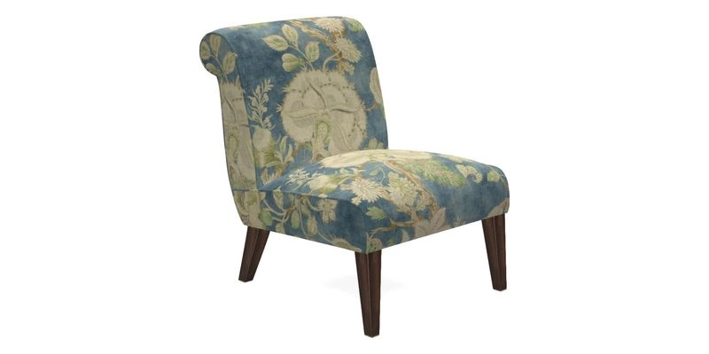 Harwood Chair in William Morris Willow Boughs Cream Pale Green