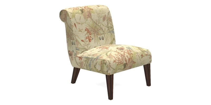 Harwood Chair in William Morris Willow Boughs Cream Pale Green