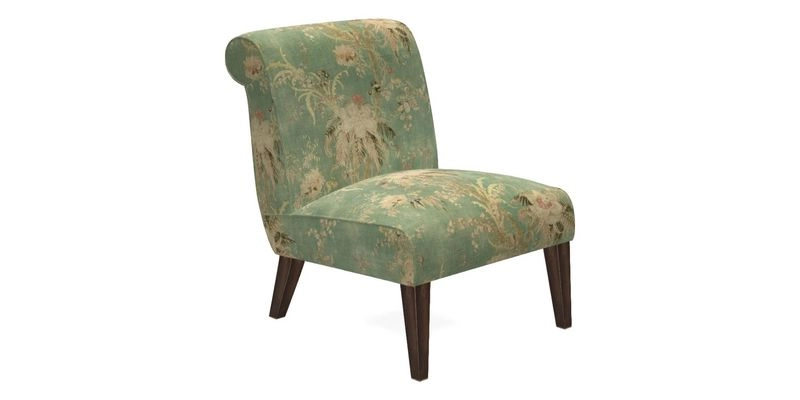 Harwood Chair in William Morris Willow Boughs Cream Pale Green