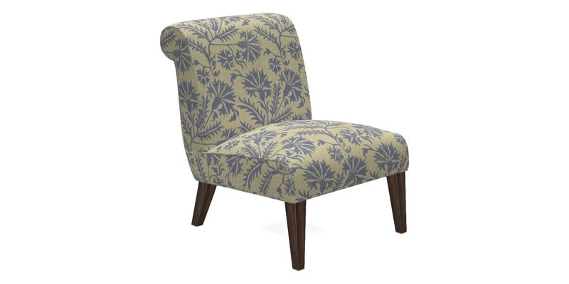 Harwood Chair in William Morris Willow Boughs Cream Pale Green