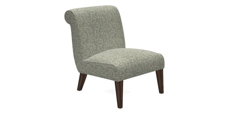 Harwood Chair in William Morris Willow Boughs Cream Pale Green