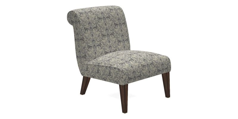 Harwood Chair in William Morris Willow Boughs Cream Pale Green