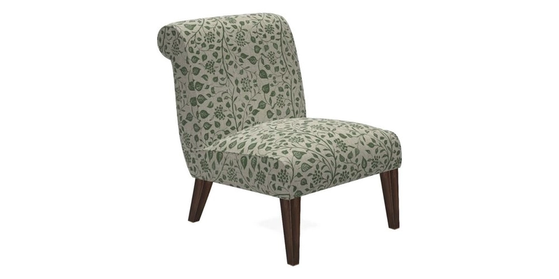 Harwood Chair in William Morris Willow Boughs Cream Pale Green