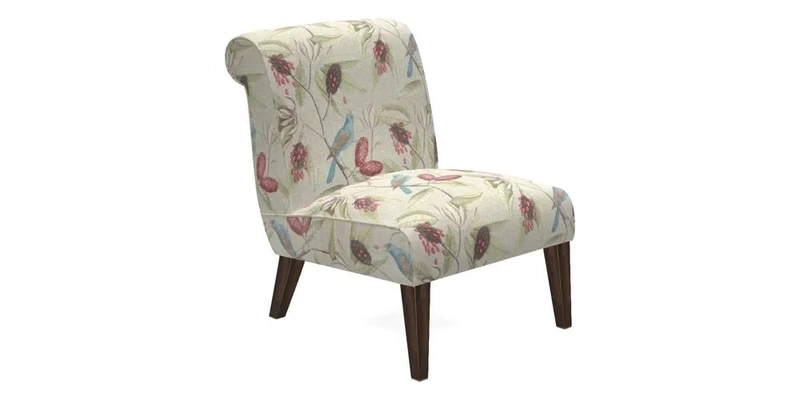 Harwood Chair in William Morris Willow Boughs Cream Pale Green