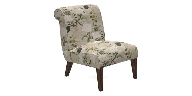 Harwood Chair in William Morris Willow Boughs Cream Pale Green