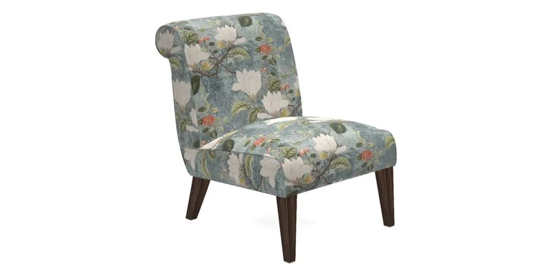 Harwood Chair in William Morris Willow Boughs Cream Pale Green