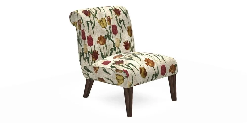 Harwood Chair in William Morris Willow Boughs Cream Pale Green