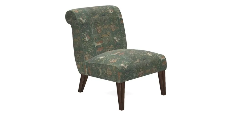 Harwood Chair in William Morris Willow Boughs Cream Pale Green