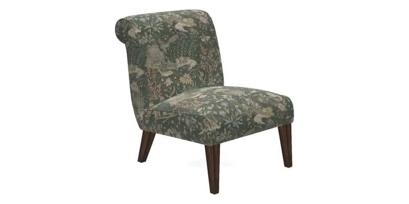 Harwood Chair in William Morris Willow Boughs Cream Pale Green