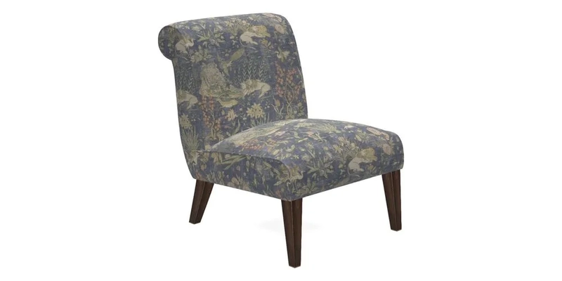 Harwood Chair in William Morris Willow Boughs Cream Pale Green
