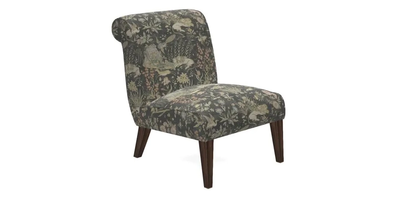 Harwood Chair in William Morris Willow Boughs Cream Pale Green