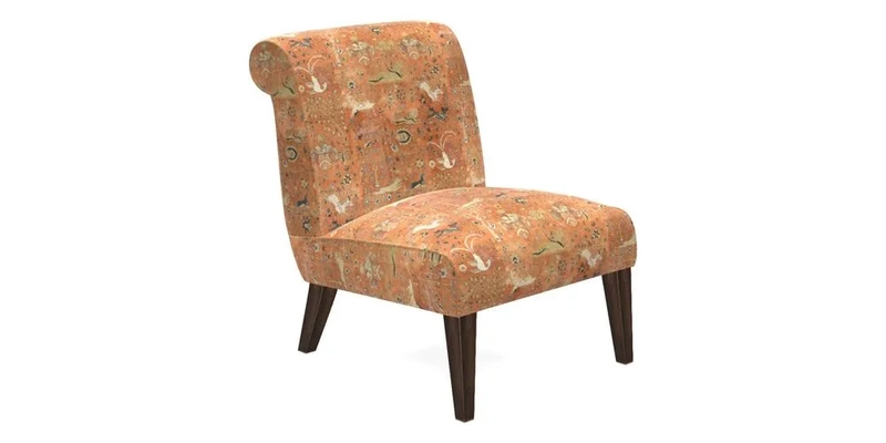 Harwood Chair in William Morris Willow Boughs Cream Pale Green