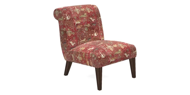 Harwood Chair in William Morris Willow Boughs Cream Pale Green