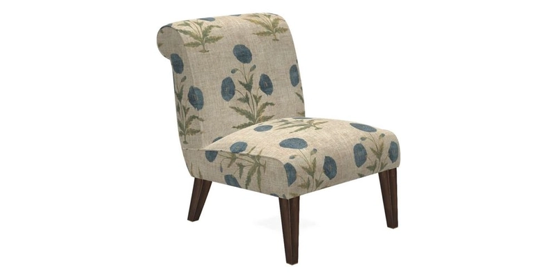 Harwood Chair in William Morris Willow Boughs Cream Pale Green