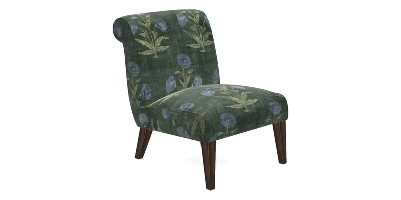 Harwood Chair in William Morris Willow Boughs Cream Pale Green