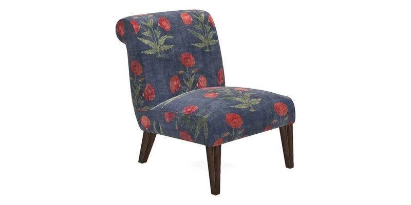 Harwood Chair in William Morris Willow Boughs Cream Pale Green