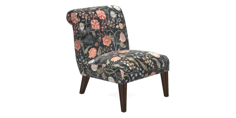 Harwood Chair in William Morris Willow Boughs Cream Pale Green