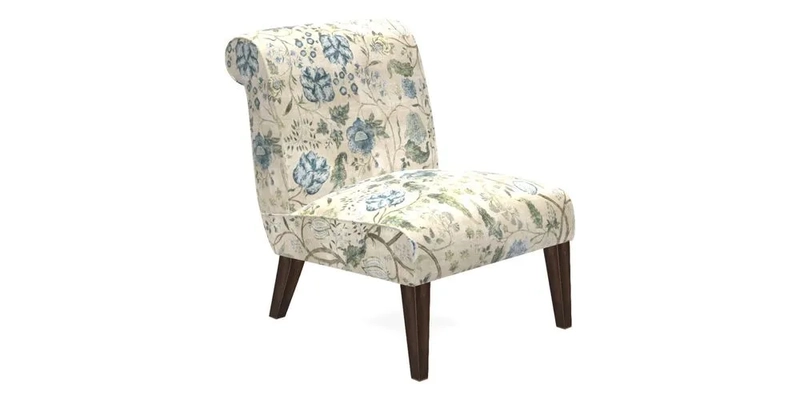 Harwood Chair in William Morris Willow Boughs Cream Pale Green