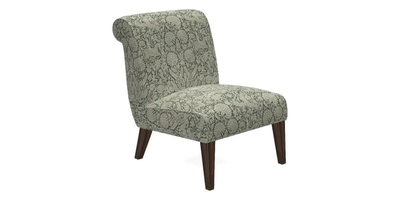 Harwood Chair in William Morris Willow Boughs Cream Pale Green